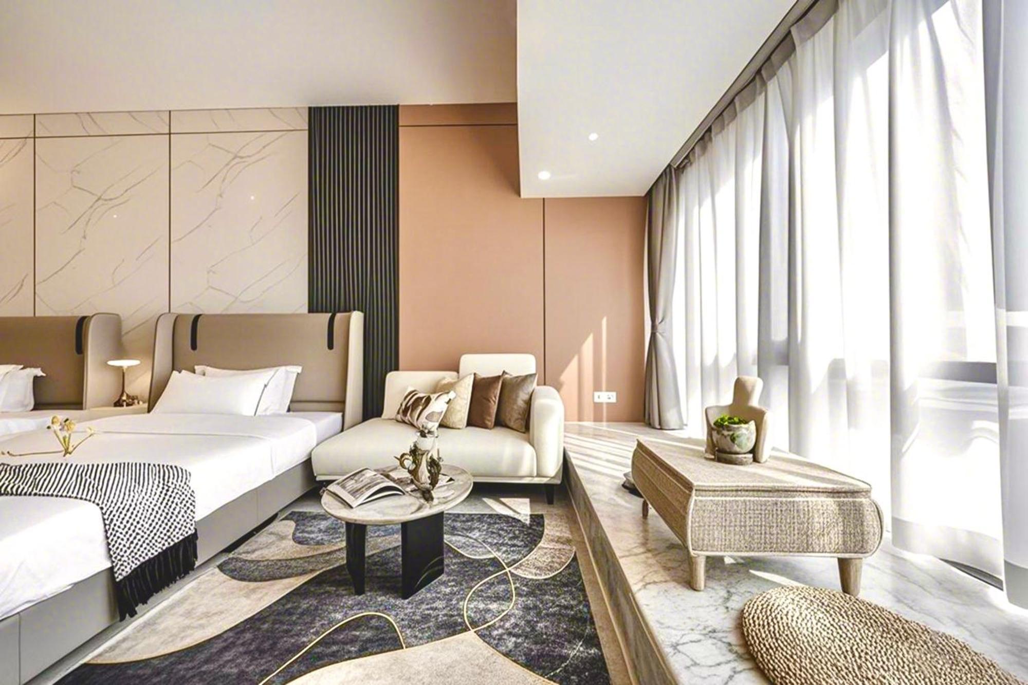 Yu Manju High-Floor Huge-Screen Audiovisual Hotel-Guangzhou Tower Zhujiang New Town Sports West Road Branch Bagian luar foto