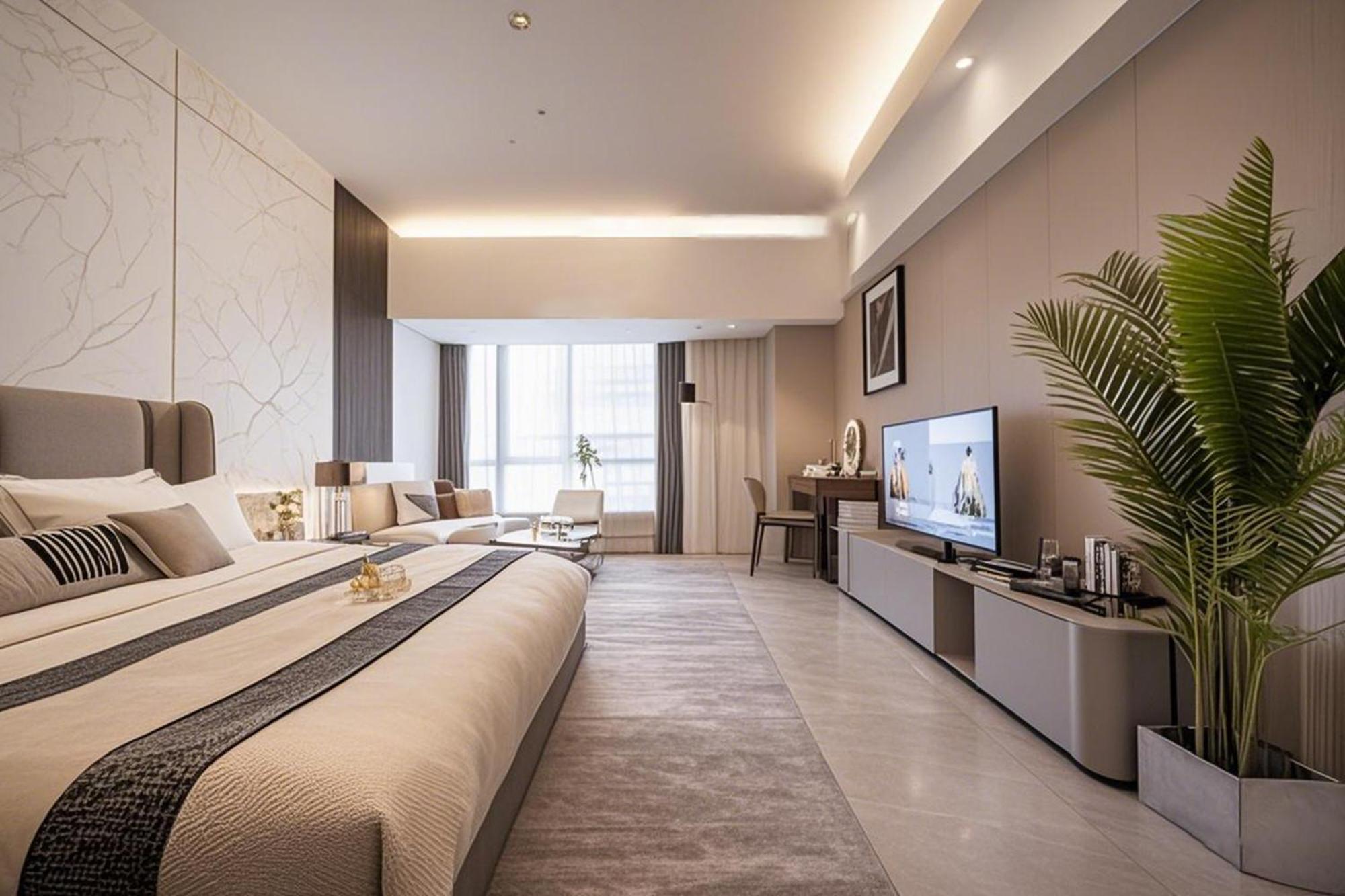 Yu Manju High-Floor Huge-Screen Audiovisual Hotel-Guangzhou Tower Zhujiang New Town Sports West Road Branch Bagian luar foto