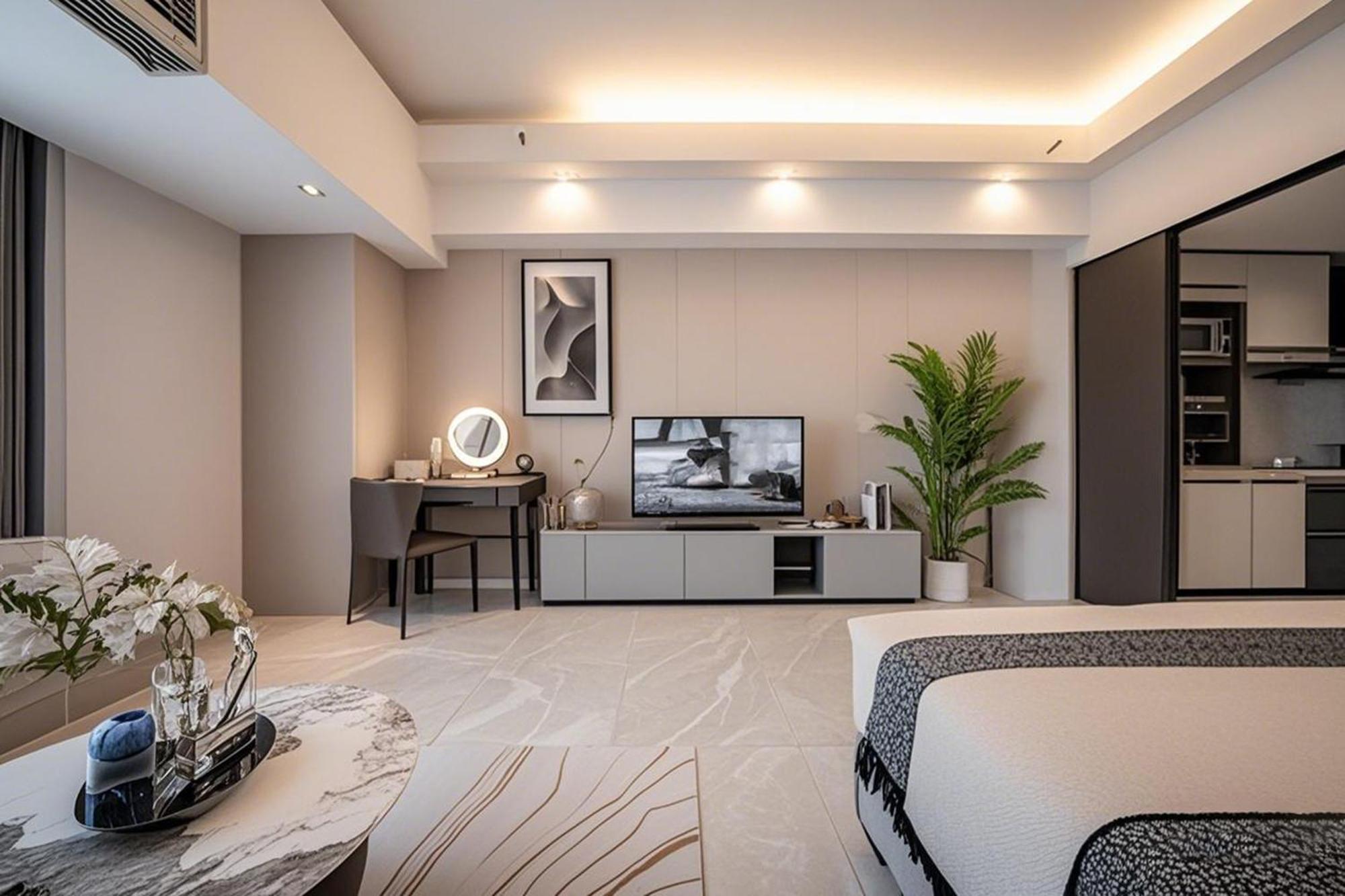 Yu Manju High-Floor Huge-Screen Audiovisual Hotel-Guangzhou Tower Zhujiang New Town Sports West Road Branch Bagian luar foto